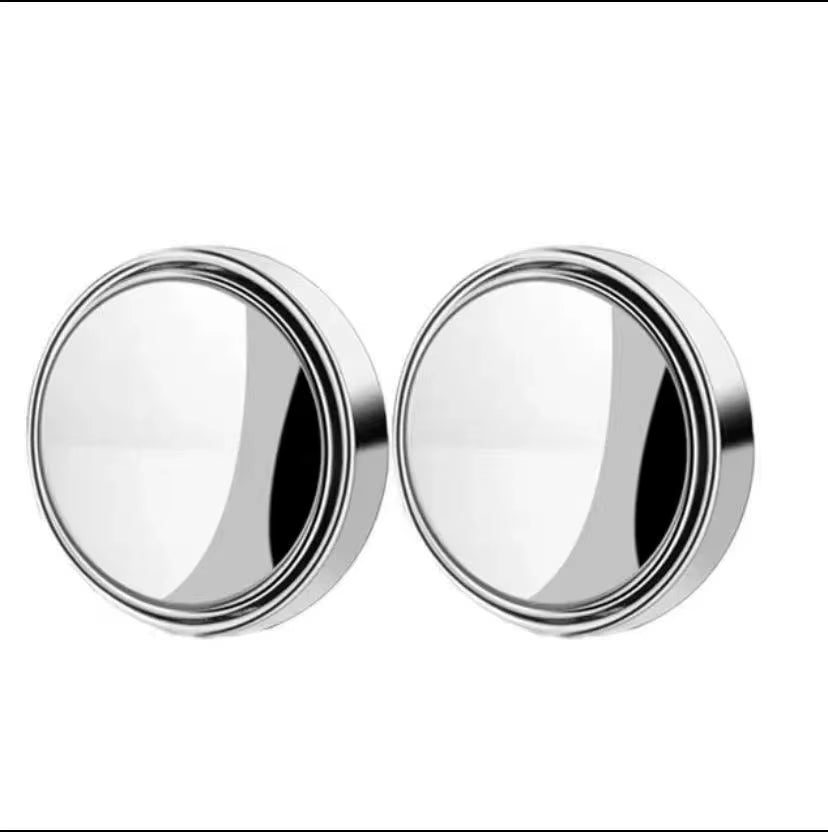 Enhance Your Driving Safety with 2Pcs 360 Degree Adjustable Blind Spot Mirrors - Perfect for Car Reversing!